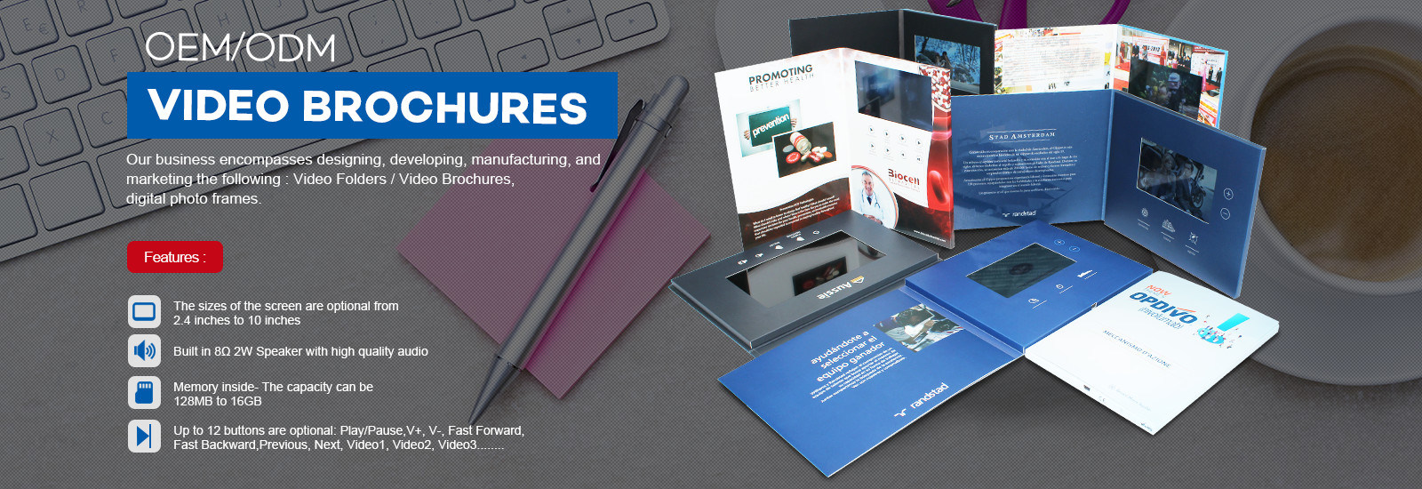 LCD Video Brochure