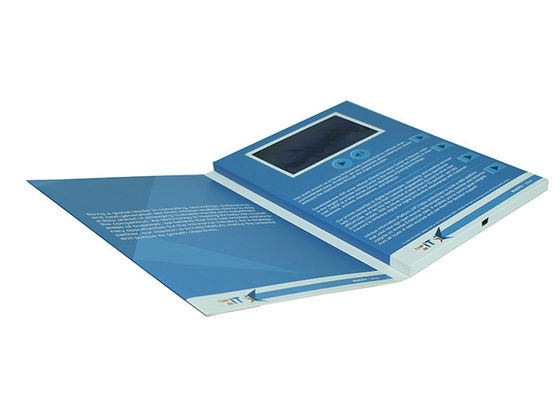 Promotion Gifts Lcd Video Brochure Event Invitation Cards With Screen And Speaker