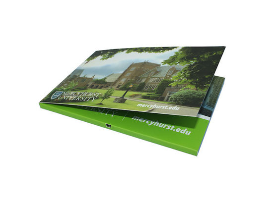 Customized China lcd video business cards, lcd video mailer for education