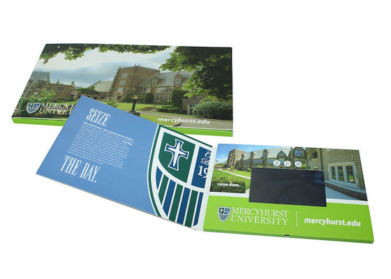 Customized China lcd video business cards, lcd video mailer for education