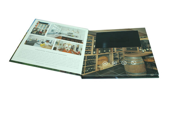 Promotional video business cards for creative advertising / fastivel gift , Flip book - video