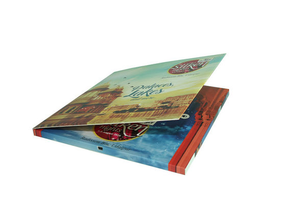 Video In Folder 5 inch video wedding invitations brochure , Video Booklet with wedding pictures