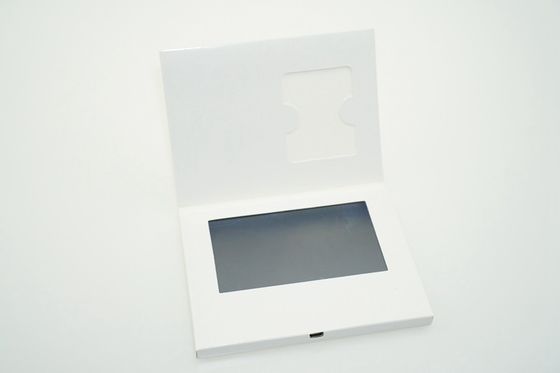 carte visuelle de brochure de mémoire faite sur commande avec le haut-parleur intégré/batterie rechargeable, taille A5