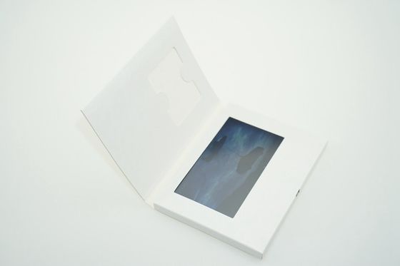 carte visuelle de brochure de mémoire faite sur commande avec le haut-parleur intégré/batterie rechargeable, taille A5