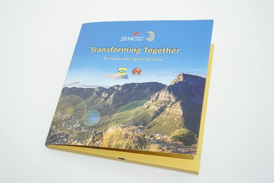 carte de voeux visuelle d'affichage à cristaux liquides de TFT de cadeau de Noël de 7inch IPS 1024*600 avec le port USB, taille adaptée aux besoins du client