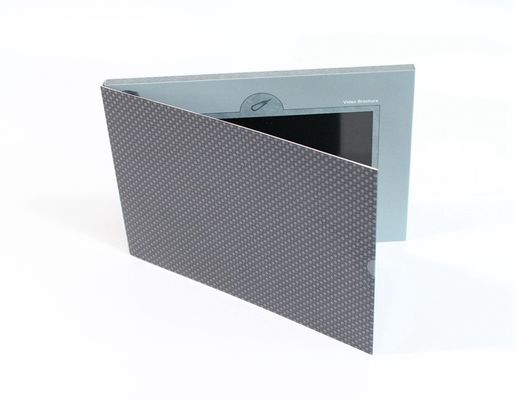 carte de voeux visuelle d'écran de 4,3 pouces avec la FCC intégrée de la CE ROHS d'usine de Shenzhen de haut-parleur/câble d'USB