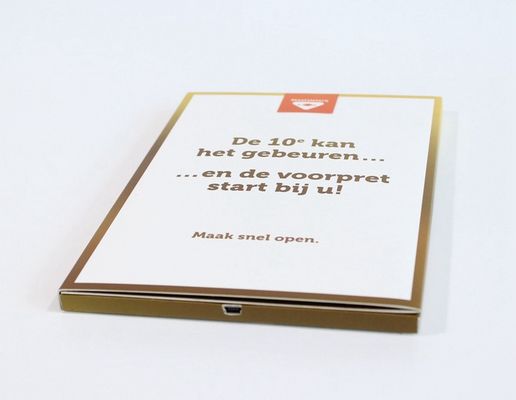 2.8" UV Coat 16GB Memory Digital Video Brochure With Videos / Sound
