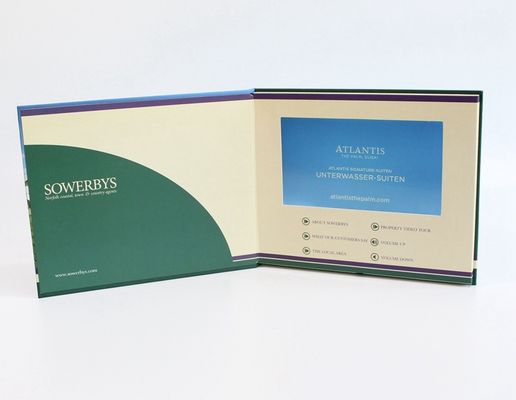 Brochure visuelle numérique d'affichage à cristaux liquides de promotion de la publicité avec le commutateur magnétique