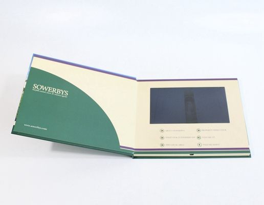 7 inch 8 GB Video Booklet For Gift / Fair Display , ON / OFF Button Switch