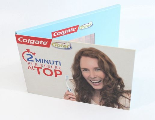 Carte visuelle faite main rechargeable de brochure d'affichage à cristaux liquides de VIF Free Sample Limited écran de 5 IPS de pouce avec de la mémoire 1GB pour le marketing