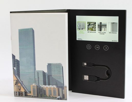 2.8 / 3.5 / 4.3 / 7" LCD Video Booklet for advertisement , gift , education
