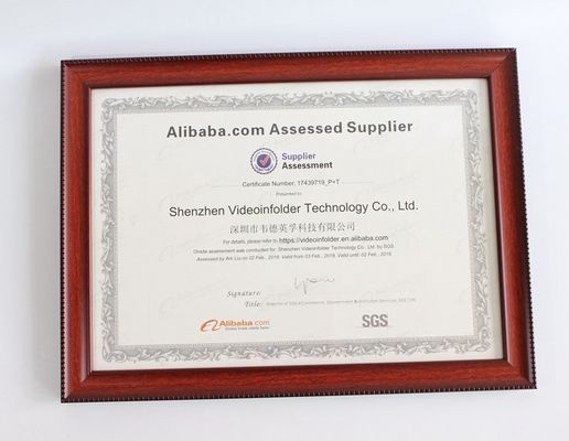 Bespoke TFT หน้าจอ LCD Video Brochure สำหรับงานแต่งงาน, สีสัน