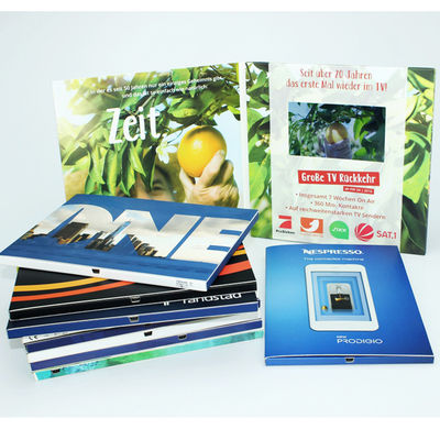 VIF 2018 Promotion Gift Video Greeting Book Card Customimed LCD Video Brochure 7 inch 512M For Business