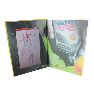 Vidéo DANS la carte visuelle de brochure de mémoire de pouce 4GB du dossier 10,1 avec libre de câble d'USB d'écran tactile fourni