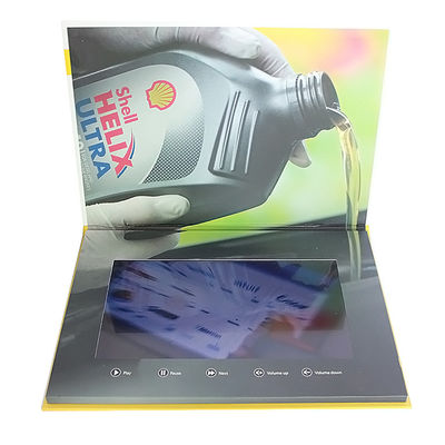 Vidéo DANS la carte visuelle de brochure de mémoire de pouce 4GB du dossier 10,1 avec libre de câble d'USB d'écran tactile fourni