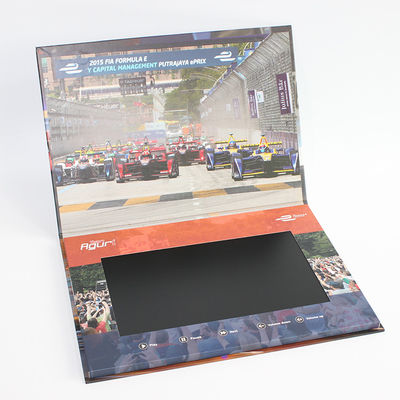 Vidéo DANS la carte visuelle de brochure de mémoire de pouce 4GB du dossier 10,1 avec libre de câble d'USB d'écran tactile fourni