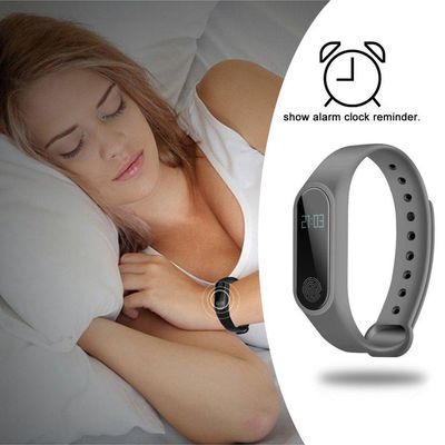 Armband-Sport-Uhr-Kieselgel-Band OLED intelligentes für teilendes Sozialwechat