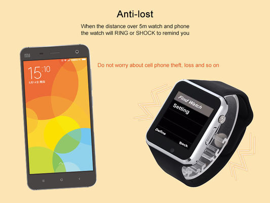 Relogio Android SIM Bluetooth Smart Watch With Alloy Case Material