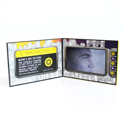 L'affichage à cristaux liquides cardent la vidéo visuelle de brochure plus la copie dans la batterie 300-2000mA rechargeable de livre