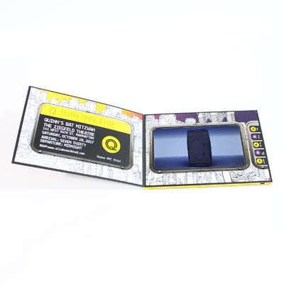 L'affichage à cristaux liquides cardent la vidéo visuelle de brochure plus la copie dans la batterie 300-2000mA rechargeable de livre