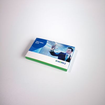 USB Port LCD Video Business Cards 128MB-8GB Memory CMYK / Matte Lamination Printing