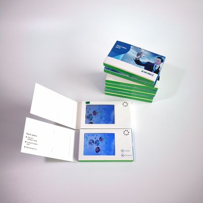 USB Port LCD Video Business Cards 128MB-8GB Memory CMYK / Matte Lamination Printing