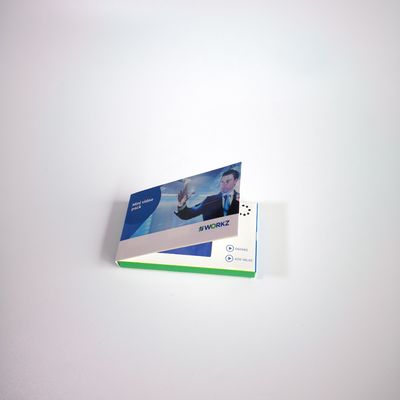 USB Port LCD Video Business Cards 128MB-8GB Memory CMYK / Matte Lamination Printing