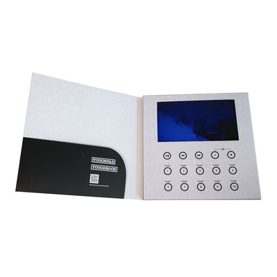 15 Buttons Digital Custom Video Brochure 2.4-10 Inch HD A5 Portrait Folder Size