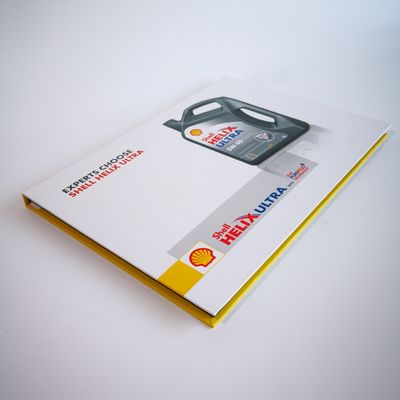 A5 Portrait Folder Lcd Video Greeting Card , Audio Video Business Cards IPS Screen