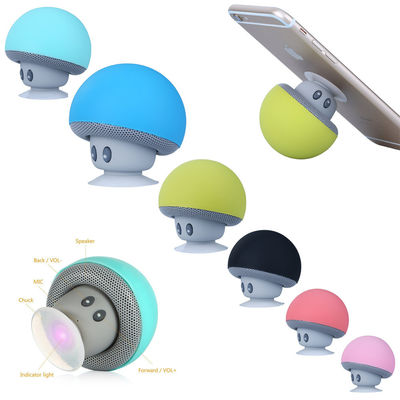 Karikatur-Pilz-drahtloser Bluetooth-Sprecher-wasserdichter Sauger Miniportable