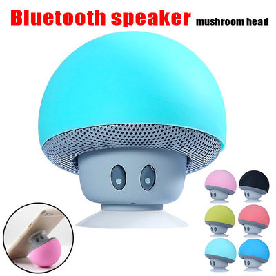 Karikatur-Pilz-drahtloser Bluetooth-Sprecher-wasserdichter Sauger Miniportable