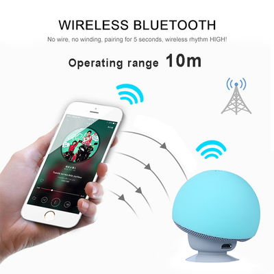 Karikatur-Pilz-drahtloser Bluetooth-Sprecher-wasserdichter Sauger Miniportable