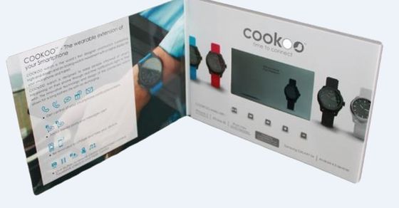 Customized USB port video booklet for promotional activities , ON / OFF button switch