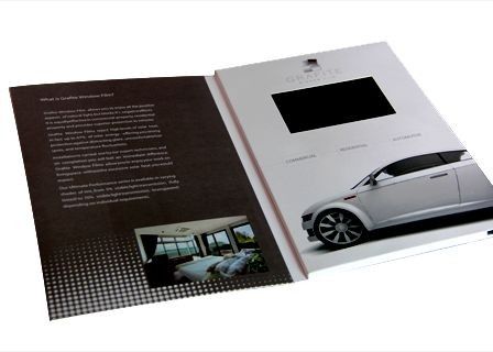 Custom car Business Promotional Gift Video Brochure Card with Wifi