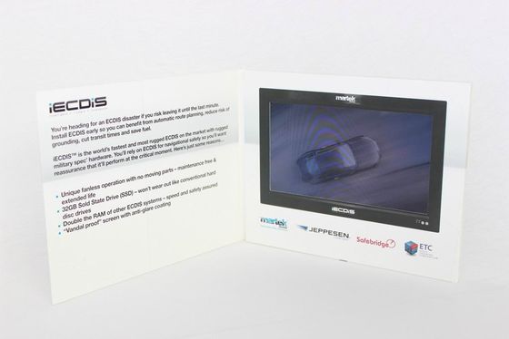 livret visuel d'écran tactile 2w, annonce visuelle d'affichage à cristaux liquides pour l'intruction de société