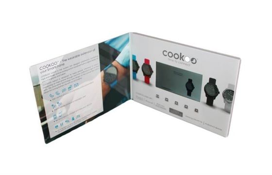 A4, carte vidéo d'A5 TFT LCD pour des affaires, livret de vidéo d'USB de pleines couleurs