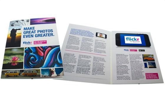 brochure visuelle numérique de multimédia pour les veremonies s'ouvrants, intruction de société