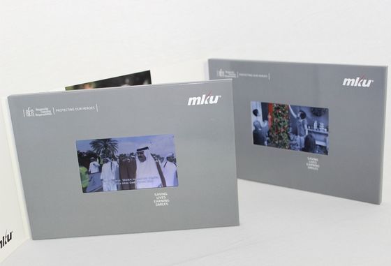 cartes de visite professionnelle de visite visuelles d'affichage à cristaux liquides de promotion pour les veremonies/intruction s'ouvrants de société, 1G/2G/4G/8G