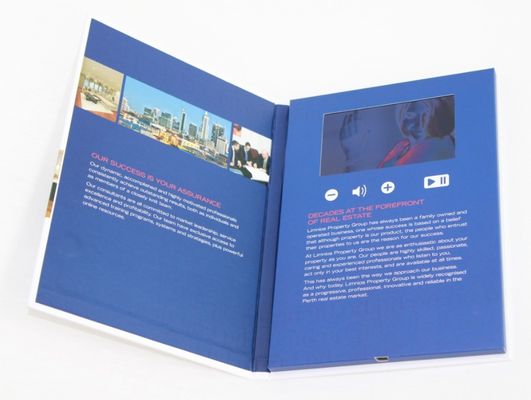 1G/2G a adapté la carte visuelle de brochure, annonce visuelle d'affichage à cristaux liquides pour les veremonies s'ouvrants