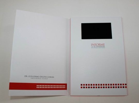 carte vidéo d'affichage à cristaux liquides de la publicité 8G faite main pour des affaires promotionnelles