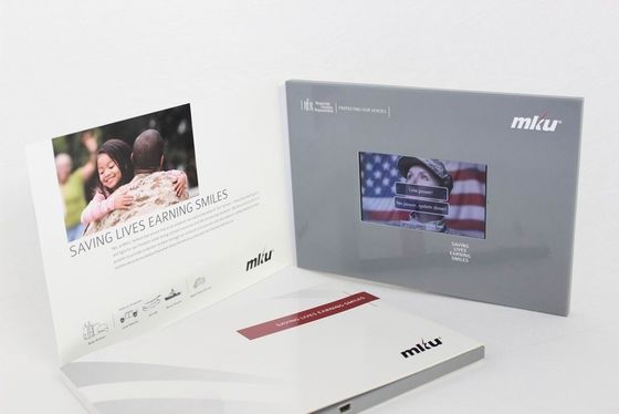 carte visuelle automtic adaptée aux besoins du client de brochure pour le cadeau de Chrimas, taille du pixel 480*272