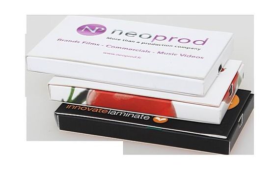 customized lcd video business cards with hard cover , A4 / A5 size