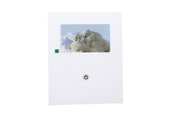 7 pouces ont adapté annoncer aux besoins du client l'annonce visuelle d'affichage à cristaux liquides, brochure visuelle d'affaires