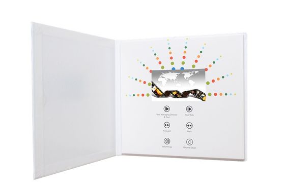 Annonce visuelle d'affichage à cristaux liquides de l'invitation A4/A5 pour des cadeaux/souvenir, carte vidéo d'affichage à cristaux liquides