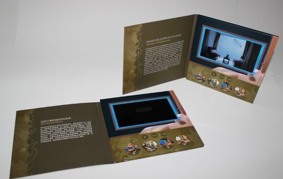 invitations visuelles de mariage d'affichage à cristaux liquides Sreen de promotion pour des cadeaux, logo fait sur commande/vidéo