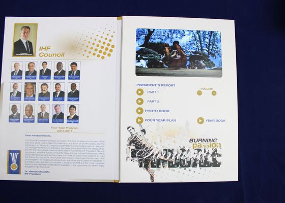 Carte visuelle d'invitation d'écran tactile pour le mariage/événement/conférence personnalisés