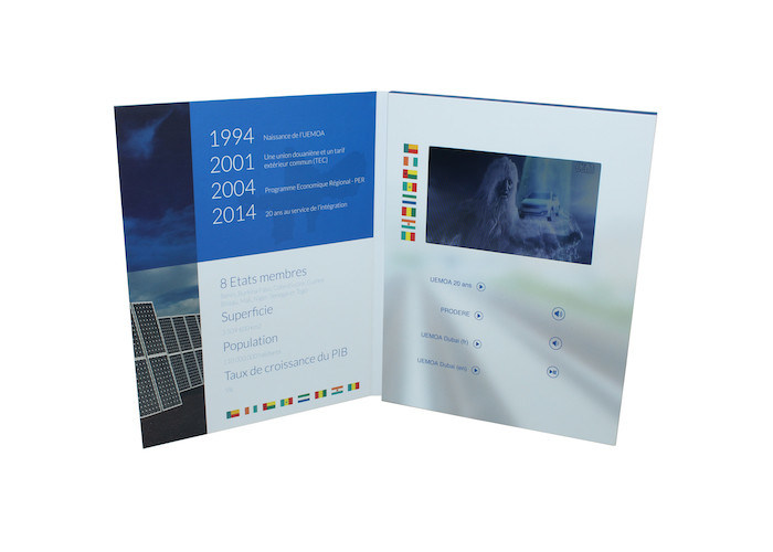 Carte visuelle de brochure d'impression polychrome module de Digital d'insertion de 90 * 50 millimètres avec l'écran