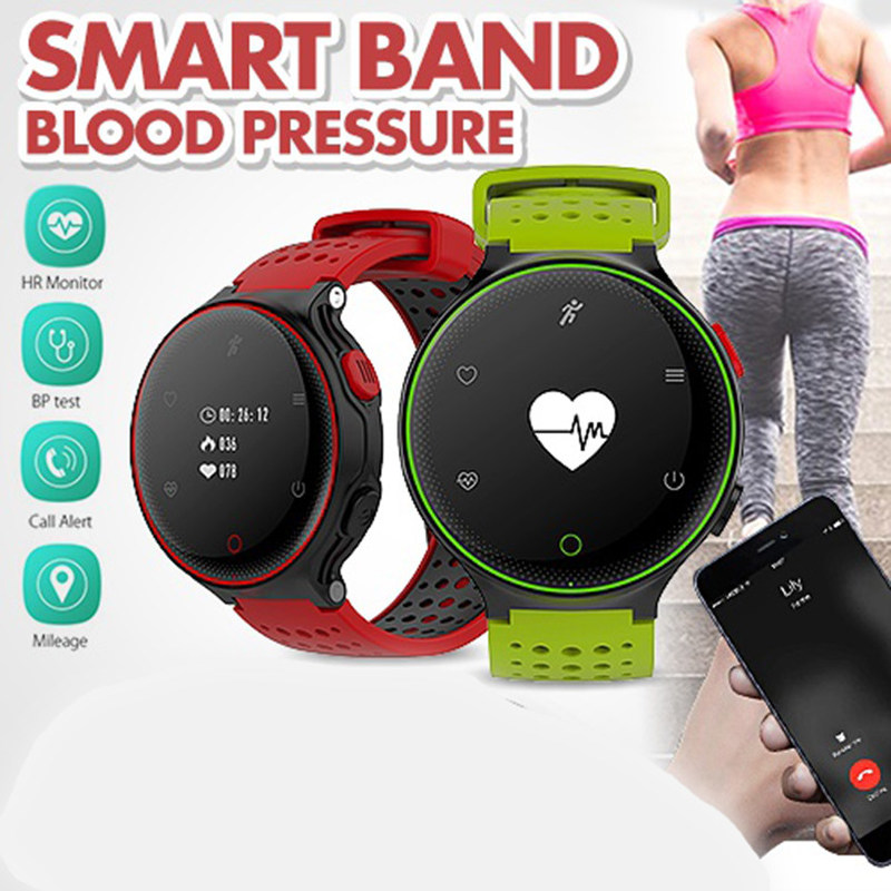 IP68 Waterproof Bluetooth Smart Bracelet , Bluetooth Sports Bracelet With 0.96 Inch Color Screen