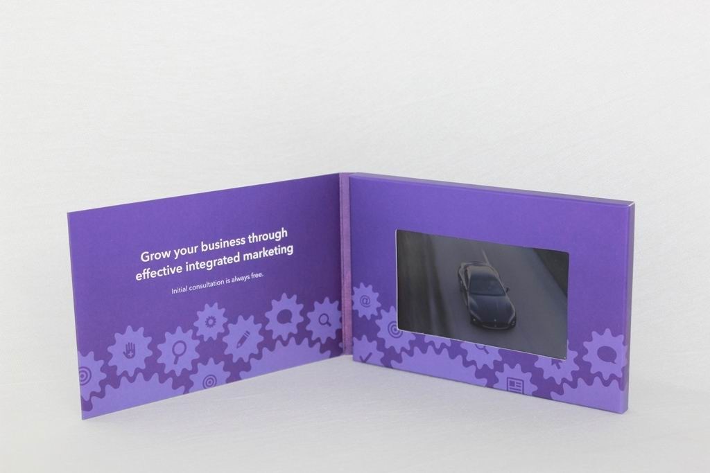 brochure visuelle faite sur commande d'affichage à cristaux liquides de pleines couleurs pour fastival, carte vidéo de l'affichage à cristaux liquides 4G/8G