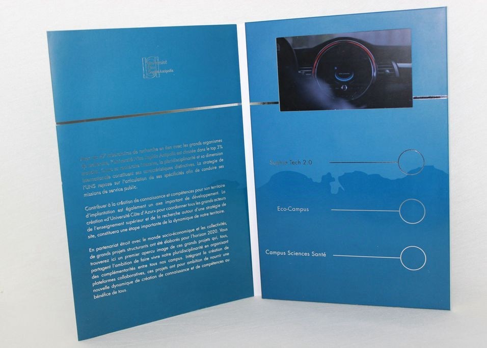 Annonce visuelle d'affichage à cristaux liquides de bouton magnétique électronique pour l'éducation/obtentions du diplôme, taille A4/A5